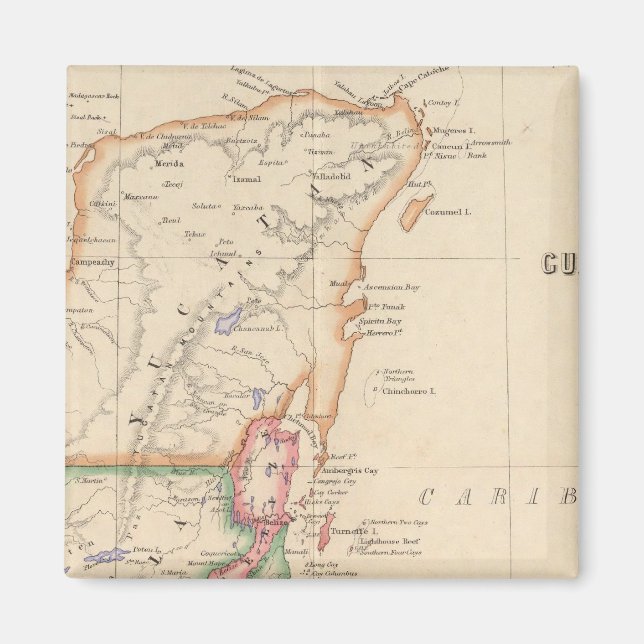 Aimant Amérique centrale 3 (Devant)