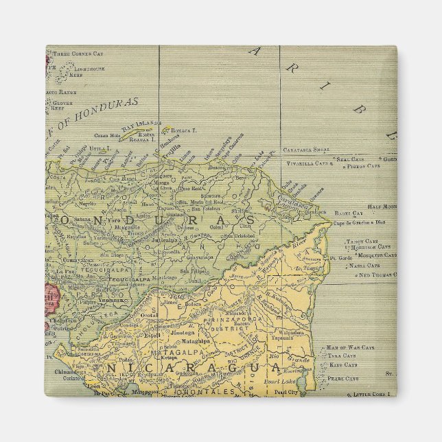 Aimant Amérique centrale 5 (Devant)