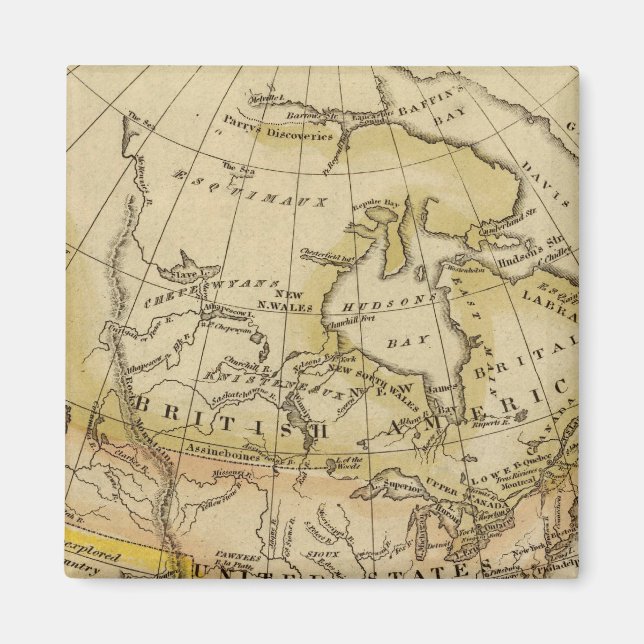 Aimant Amérique du Nord 10 (Devant)