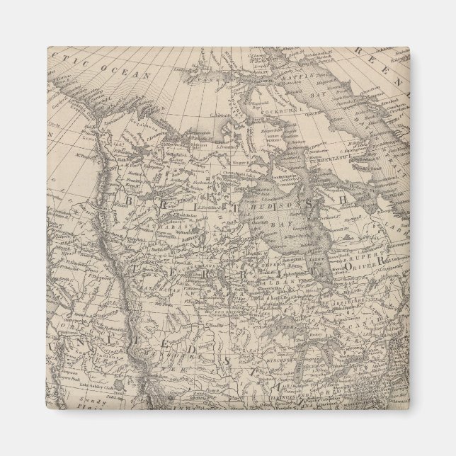 Aimant Amérique du Nord 4 (Devant)