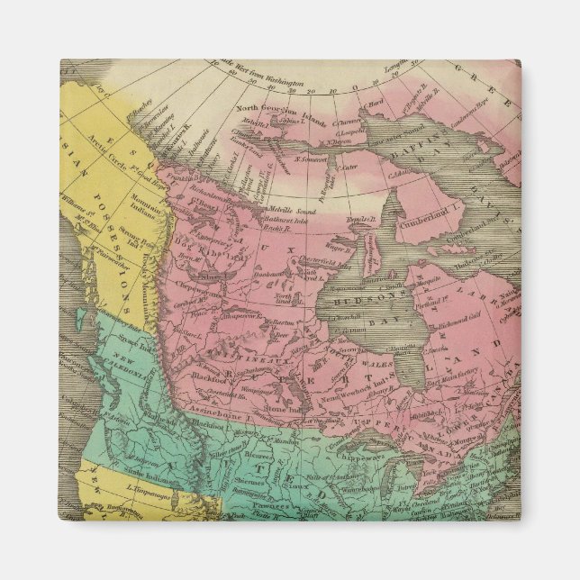 Aimant Amérique du Nord 5 (Devant)