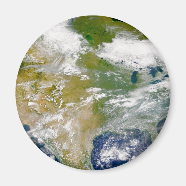 Aimant Amérique Du Nord Avec Fumée Visible Dans Les Endro (Devant)