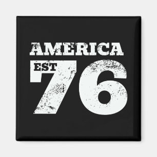Aimant Amérique Est 1776 Patriotique