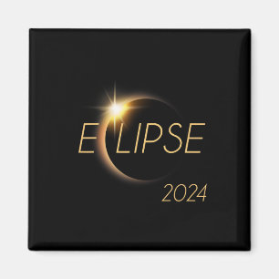 Aimant Amérique Totalité 04 08 24 Total Éclipse Solaire 2