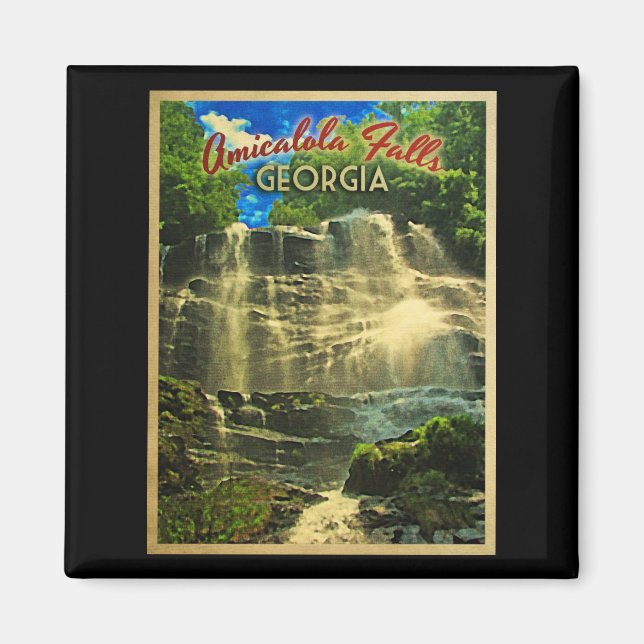 Aimant Amicalola Falls Georgia (Devant)