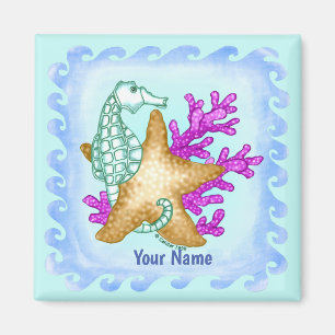 Aimant Amis de la mer Hippocampe