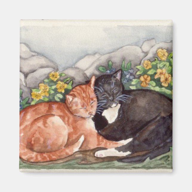 Aimant Amis du jardin (Devant)