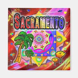 Aimant Amis tropicaux de Sacramento