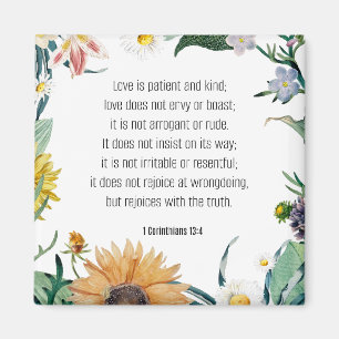 Aimant Amour, 1 Corinthiens 13:4,