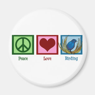 Aimant Amour Birding de paix