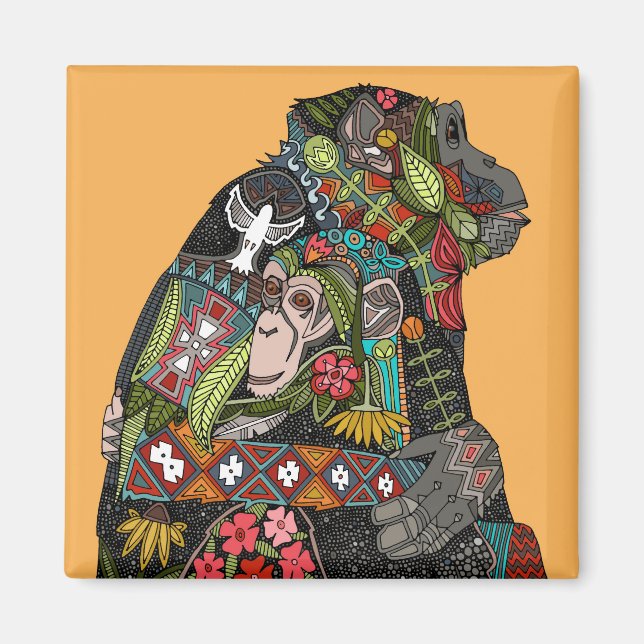 Aimant amour chimpanzé (Devant)