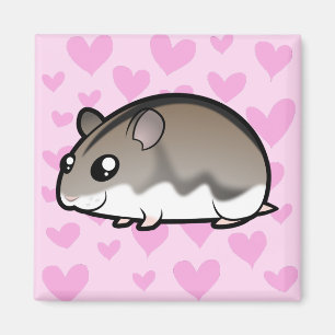 Aimant Amour de hamster nain