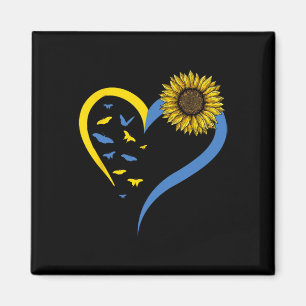 Aimant Amour des femmes cœur Ukraine Tournesol Fesses ukr