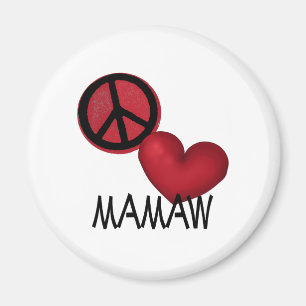 Aimant Amour Mamaw de paix