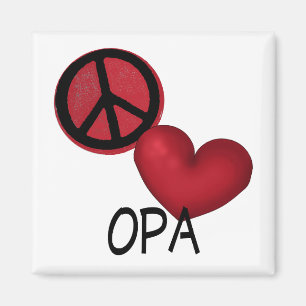 Aimant Amour Opa de paix