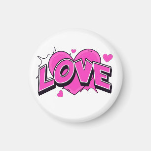 Aimant AMOUR Petit, 3,2 cm (1,25")