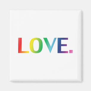 Aimant Amour, pride lgbt lgbtq gay queer couleurs arc-en-