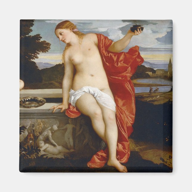 Aimant Amour sacré et profane, Tiziano Vecelli, 1515 (Devant)