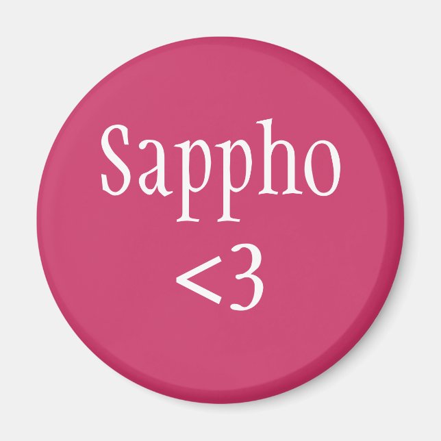 Aimant Amour sapho (Devant)