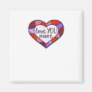 Aimant Amour Vous Plus Mosaïque De Coeur En Verre Artisti