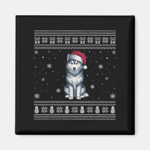 Aimant Amoureux de chien Husky Sibérien Hommes Femmes San