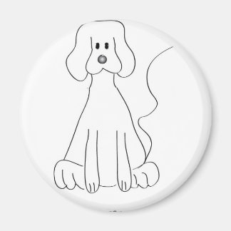 Aimant Amoureux de les chiens unis