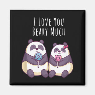 Aimant Amoureux de Panda Petit Ami Petite Amie Saint-Vale