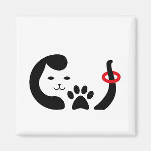 Aimant Amoureux des animaux se sentant
