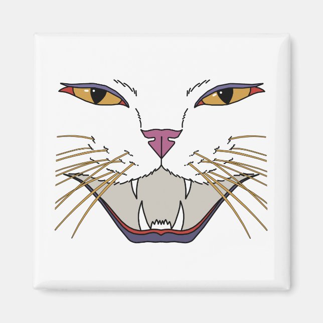 Aimant Amoureux des chats fisty (Devant)