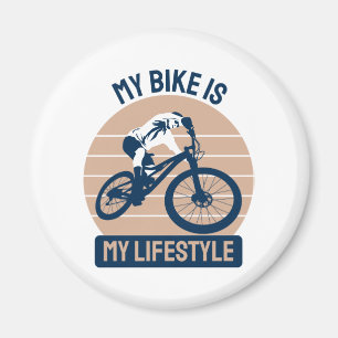 Aimant Amoureux du Vélo - Mon Vélo Est Mon Mode de Vie