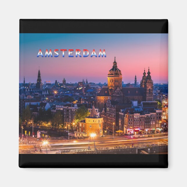 Aimant Amsterdam 003B (Devant)