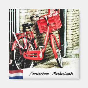 Aimant Amsterdam, Bicyclette Rouge, Pays-Bas