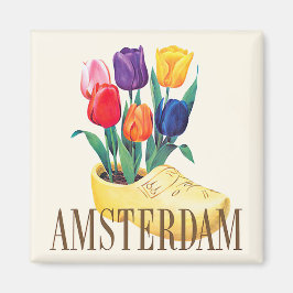 Aimant Amsterdam Holland voyage vintage