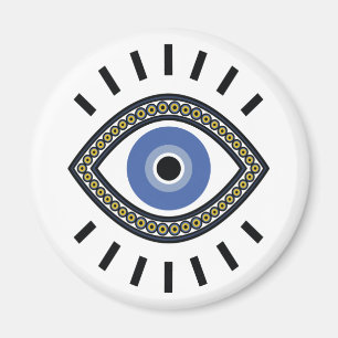 Aimant Amulet perle d'oeil bleu, protection des yeux du m