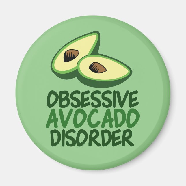 Aimant Amusant Avocat Avocado (Devant)