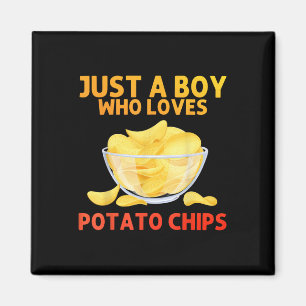 Aimant Amusant Chips De Pomme De Terre Art Pour Hommes Ga