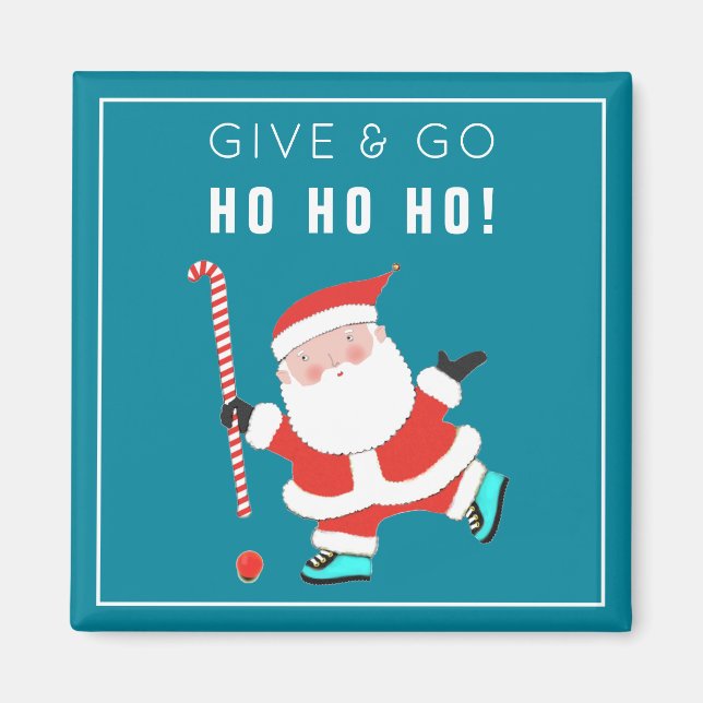 Aimant Amusant Hockey de terrain Stuffking (Devant)