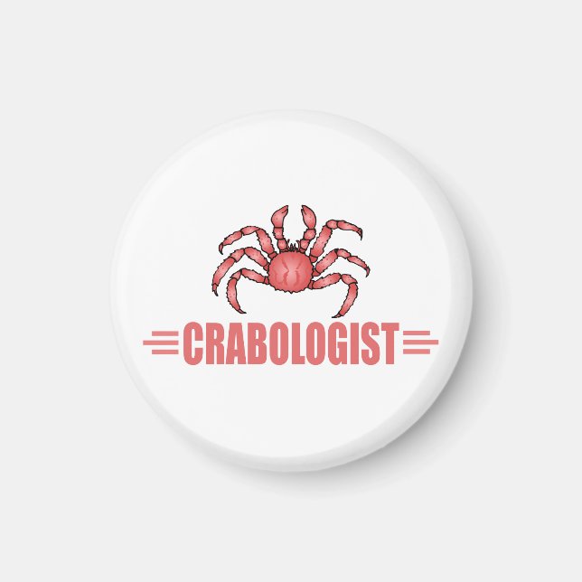 Aimant Amusant Lover de crabe (Devant)