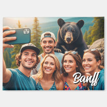 Amusant Parc national Banff Canada Ours noir