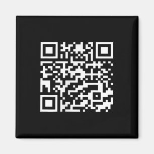 Aimant Amusant Qr Président Trump Dance Code T-shirt.png