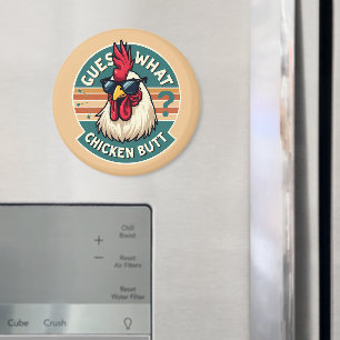 Aimant Amusant Retro Beurre De Poulet Conception De Plais