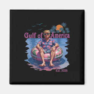 Aimant Amusant Trump Chemise Golfe Des États-Unis Amériqu