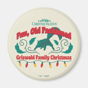 Aimant Amusant, vieux style Griswold Noël de famille