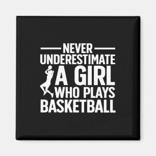 Aimant Amusants Basketball Art Pour Filles Jeunes Ados Ba