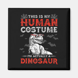 Aimant Amusants Cadeaux Halloween Cute Dinosaur C'Est Mon