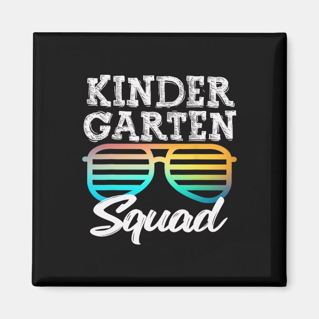 Aimant Amusants Kindergarten Squlass Lunettes de soleil F (Devant)