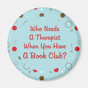 Aimant amusement de club de lecture qui a besoin d'un