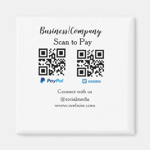 Aimant Analyser pour payer q r code paypal venmo ajouter 