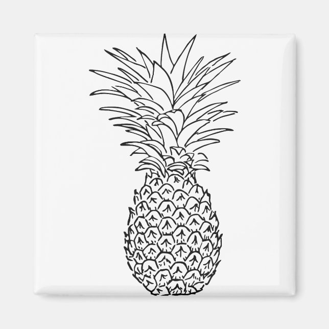 Aimant ananas (Devant)