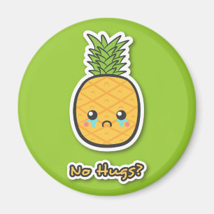 Aimant Ananas triste qui n'obtient aucune étreinte